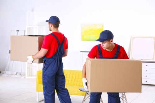Man with van team handling a local Hackney move with care