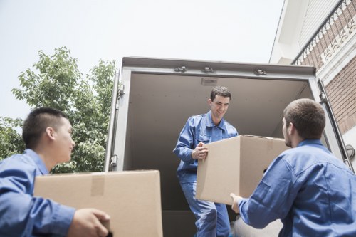Cubic-yard quote example for a small office move in Hackney