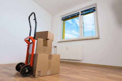 Apartment move in Hackney with careful handling of stairs and access