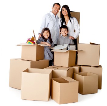 Careful packing of business items for a Hackney commercial move